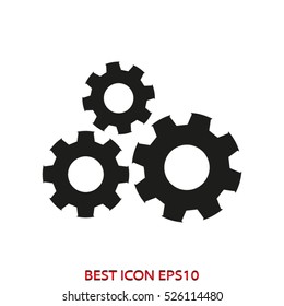 gear, technology, vector icon, eps10