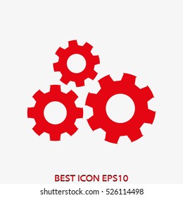 gear, technology, vector icon, eps10