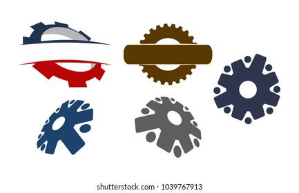 Gear Template icon Set