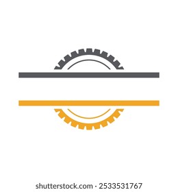 Gear Template Logo and symbol 