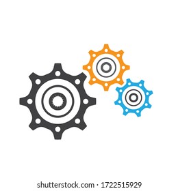 Gear Template vector icon illustration design