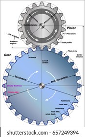 Gear Terminology - Spur Gear