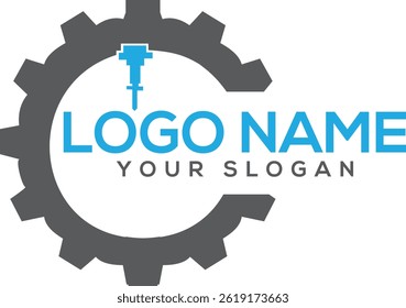 Gear and Tool Logo Design