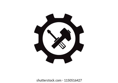 gear, tools, icon, illustration