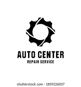 vector de diseño del logotipo de herramientas de engranajes