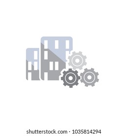 Gear Town Logo Icon Design