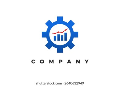 gear and trading machine logo