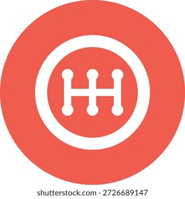 Ilustración de diseño de icono de Vector de transmisión de engranajes