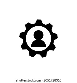 Zahnrad, Benutzersymbol im IT-Set