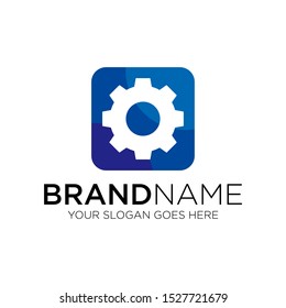 Gear vector colorfull logo art