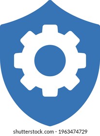 gear vector glyph colour icon