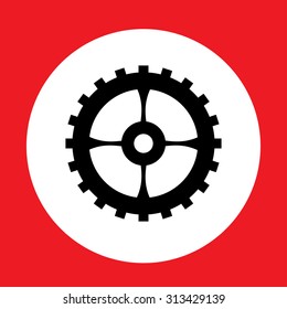 gear vector icon 10 eps