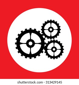 gear vector icon 10 eps