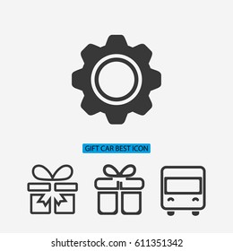 gear   .VECTOR ICON 10 eps