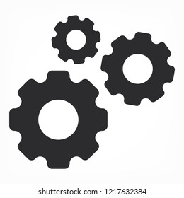 Gear Vector icon