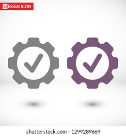 Gear Vector icon