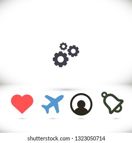 Gear Vector icon