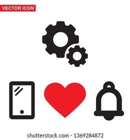 Gear Vector icon