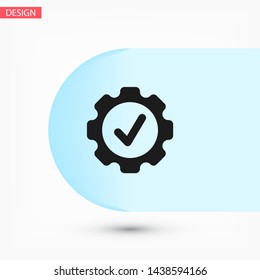 Gear Vector icon
