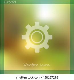 Gear vector icon