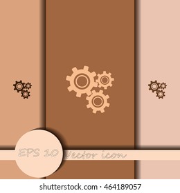 Gear vector icon