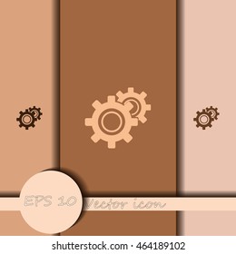 Gear vector icon