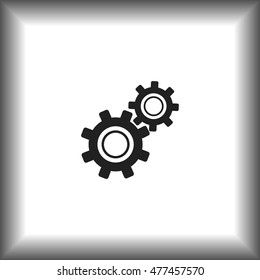 Gear vector icon