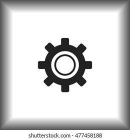 Gear vector icon