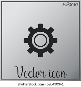 Gear vector icon