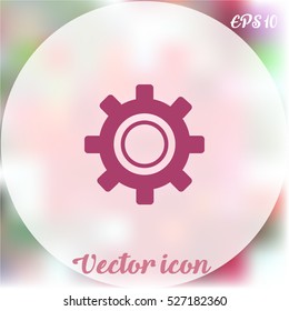 Gear vector icon