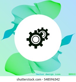 Gear vector icon