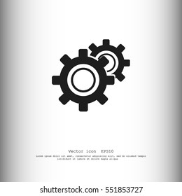 Gear vector icon