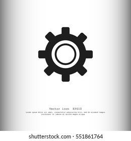 Gear vector icon
