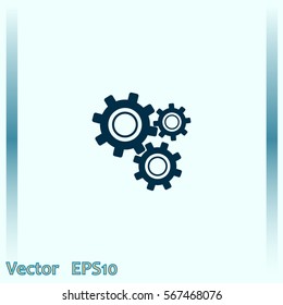 Gear vector icon