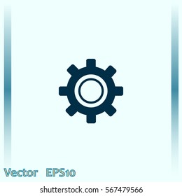 Gear vector icon