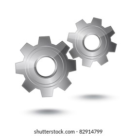 Gear vector icon