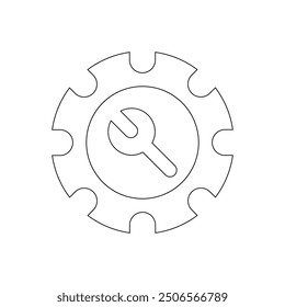 gear vector. gear icon. automotive gear, setting icon , hardware, machine eps 10.