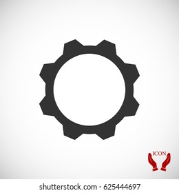 gear vector icon, vector best flat icon EPS 10