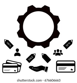 gear vector icon, vector best flat icon EPS 10