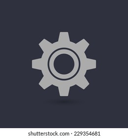 Gear Vector Icon For Business Or Education Graphic Design