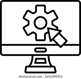 Gear vector icon. Can be used for printing, mobile and web applications.