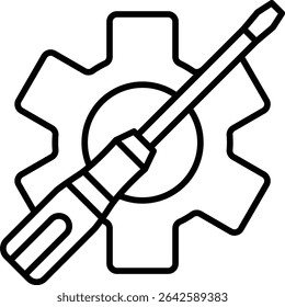 Gear vector icon. Can be used for printing, mobile and web applications.