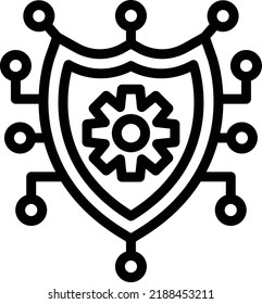 Gear Vector Icon Design Illustration
