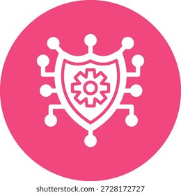 Ilustración de diseño de icono de Vector de engranaje