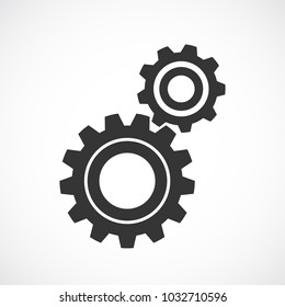 Gear  vector Icon flat design