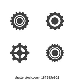 Gear vector icon illustration design template