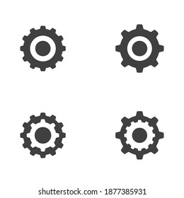 Gear vector icon illustration design template