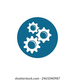 Gear vector icon illustration design template