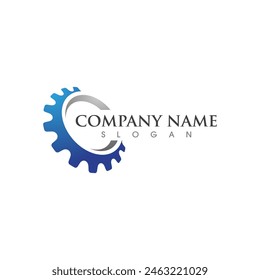 Gear vector icon illustration design template