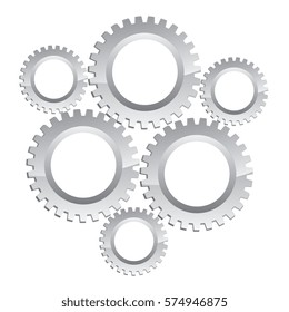 Gear vector icon illustration design
